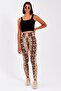 Women's Snake Pattern High Waist Lycra Viscose Leggings - 6