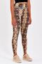 Women's Snake Pattern High Waist Lycra Viscose Leggings - 4
