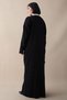 Flower Detail Double Color Black Knitwear Dress - 6