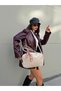 Vivienne Model Cream Women's Hand and Shoulder Bag with Scarf Gift - 7
