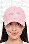 Ataturk Embroidered Hat – Pink 100% Cotton Gabardine Unisex Model
