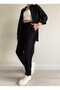 Barbora Linen Casual Two-Piece Suit Pants Shirt Ln21black1 - 2