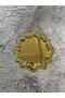 Single-Sided Gold Corners Wavy Gold Stainless Steel Coffee Presentation Tray