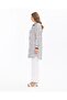 Large Size Striped Long Sleeve Long Women's Tunic 10002411214003 - 5