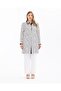 Large Size Striped Long Sleeve Long Women's Tunic 10002411214003 - 4