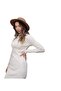 Beige knit dress - 2