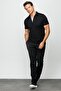 Desen Minimalist Polo Neck Men's T-Shirt - Short Sleeve - Comfortable - 3