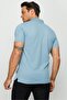 Pattern Minimalist Polo Neck Short Sleeve Men's T-Shirt - Comfortable and Stylish - 7