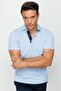 Desen Minimalist Polo Neck Men's T-Shirt - Short Sleeve - Comfortable