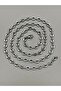 Steel Silver Color Link Chain Necklace - 2