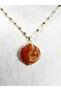 Red Agate Natural Stone Pendant / Yemen Agate / Carnelian Agate
