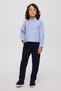 Boy's Elastic Waist Pleated Detailed Navy Blue Trousers