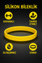 Men Women Yellow Silicone Bracelet Lover's Gift Does Not Cause Irritation