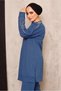Women's Dark Blue (Indigo) Pants Suit with Pearl Details t 8672