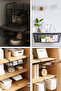 Kangaroo Shelf Black Bathroom Honeycomb Top Cabinet Shelf Kitchen Organizer