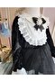 Black Velvet Dress - 4