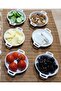 Set of 6 Mini Porcelain Round Breakfast Bowls with Handles 12.5 cm (Please Pay Attention to the Dimensions) - 5