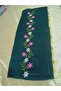 Handmade Embroidery Embroidered Needle Embroidered Prayer Cover Dowry Holder Mevlit Hijab Crepe Fabric 145X75 cm - 6