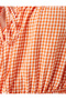 Crop Blouse Square Neck Balloon Sleeve - 6