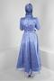 BELTED PUL SEQUIN EMBROIDERED EVENING DRESS 50311 - 3