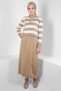 STRIPED DRESSED KNIT SUIT 44094 - 2