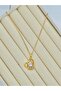 Gold Heart-Shaped Zircon Stone Necklace | Special Boxed - 2