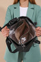 Women's 4-Compartment Striped Long-Strap Hand & Shoulder Bag (33x26 cm) - 5