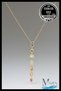 100% Steel 7 Stone Y Necklace – Geometric Stone Detail, Stylish and Premium Design