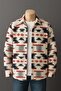 Textured Patterned Fleece Shirt - 2
