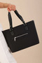 Women's 4-Compartment Striped Long-Strap Hand & Shoulder Bag (33x26 cm) - 7
