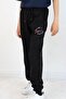 Boy's Sweatpants with Lacing Accessories and Text Printed, 11-14 Years, Black - 2