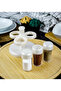 Rotatable 3-Piece Spice Rack Set - 4
