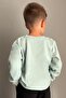 Boy's Long Sleeve T-Shirt Slogan Themed Letter Printed 6-12 Years, Aqua Green - 2