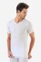 Men's V-Neck Short Sleeve Undershirt White 100% Cotton Combed Cotton Set of 3 - 2