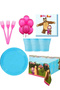 20-Person Masha and the Bear Birthday Set Masha and the Bear Themed Party Supplies Napkin Cover