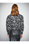 Melis Ağazat X - Jacquard Balloon Sleeve Crop Jacket - 4
