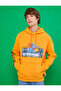 Superman Hooded Oversize Sweatshirt Raised Licensed Printed - 3