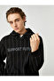 Printed Striped Hooded Sweatshirt - 2