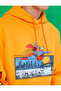 Superman Hooded Oversize Sweatshirt Raised Licensed Printed - 5