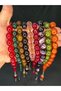 Efe Boy Şak Şak Mascot Prayer Beads - 5 Pcs Assorted Color T-772-2 - 3