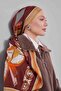 Burgundy Twill Silk Scarf Lunera Collection - 2