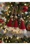Handmade Felt Santa Claus Christmas Ornament – Set of 3