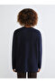 Crew Neck Oversize Women's Knitwear Sweater - 4