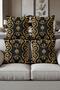 Digital Printed Soft Textured 4-Piece Throw Pillow Cover Set (43X43 cm) Krl0028