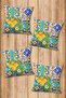 Digital Printed Soft Textured 4-Piece Throw Pillow Cover Set (43X43 cm) Krl0059 - 2