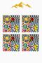 Digital Printed Soft Textured 4-Piece Throw Pillow Cover Set (43X43 cm) Krl0060 - 3