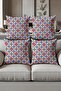 Digital Printed Soft Textured 4-Piece Throw Pillow Cover Set (43X43 cm) Krl0066