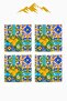 Digital Printed Soft Textured 4-Piece Throw Pillow Cover Set (43X43 cm) Krl0059 - 3