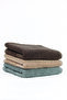 Wave 100% Cotton Hand Towel, Guest Towel 3 Pieces Size: 30X50 cm Set Gray, Beige, Coffee - 3