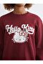 Xsidebordo Hello Kitty Printed Women's Thick Sweatshirt - 3